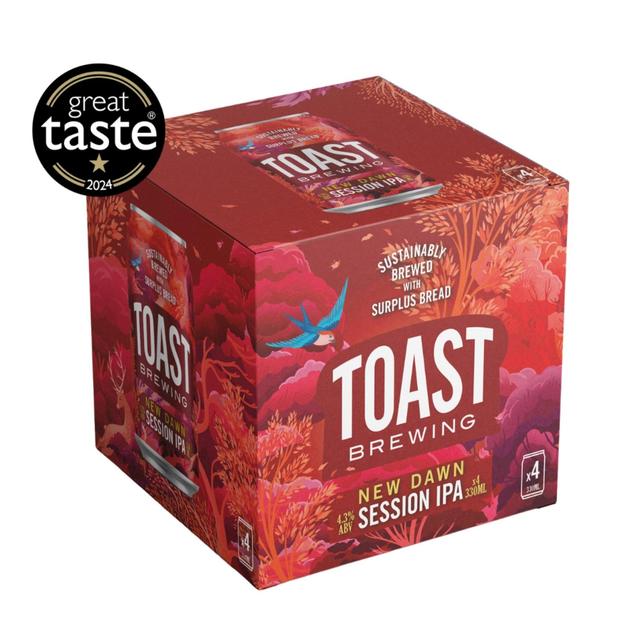 Toast Brewing New Dawn SIPA 4x330ml   4 x 330ml