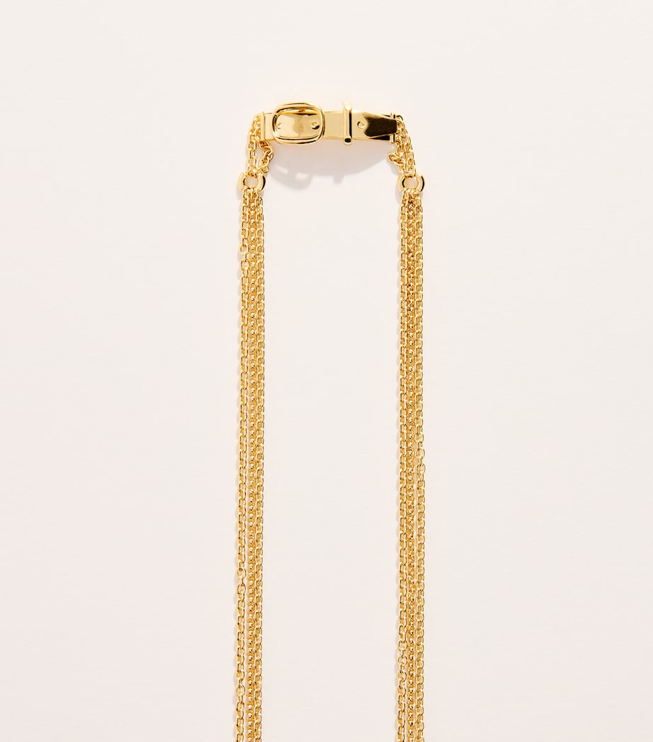 Chloé mini belt long chain-style necklace, imported from the UK