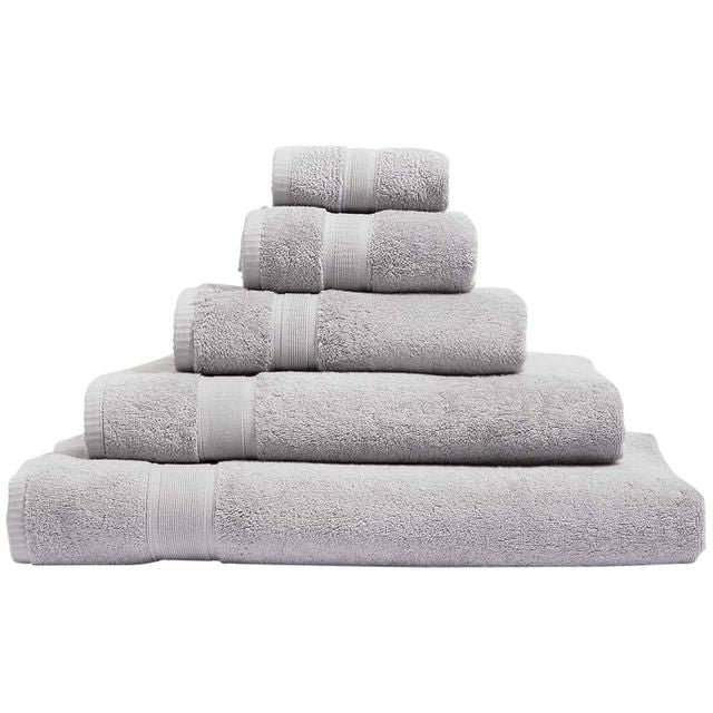 M&S Super Soft Pure Cotton Bath Towel Light Grey