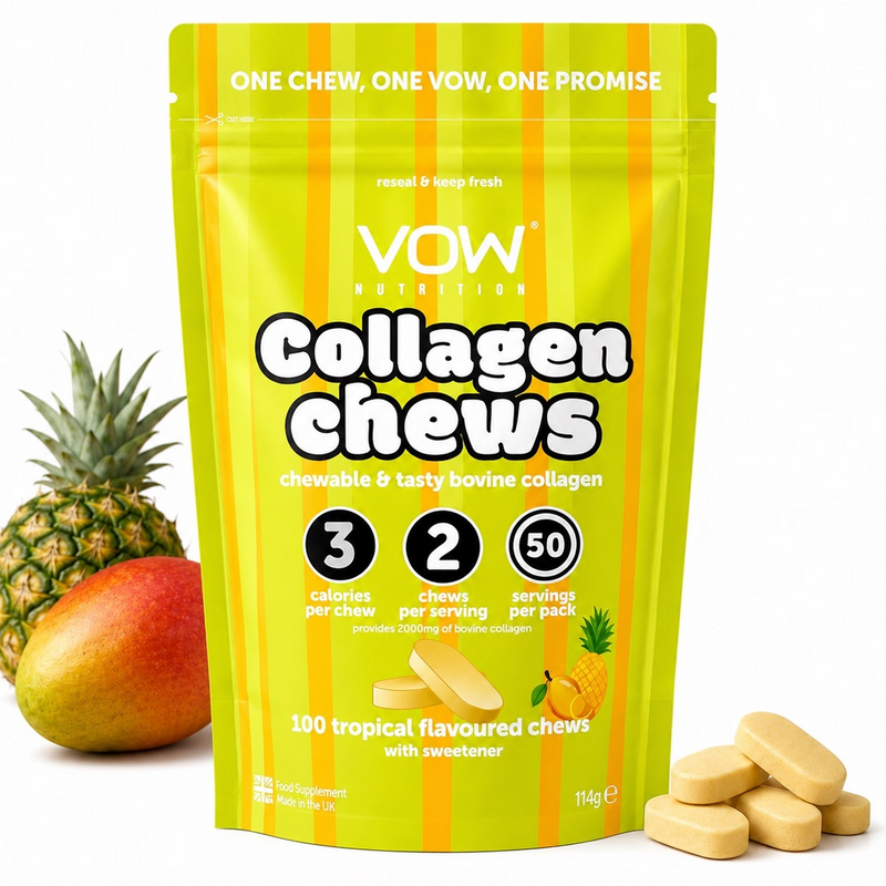 Vow Nutrition collagen chews tropical, UK version