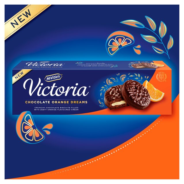 McVitie's Victoria Dark Chocolate Orange Dream Biscuits    155g