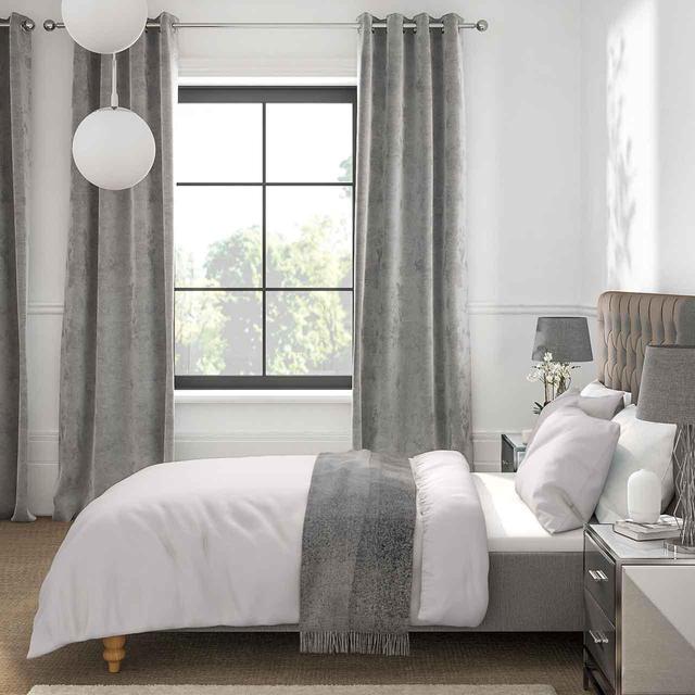 M&S Comfortably Cool Lyocell Rich Duvet Cover Super King Size Light Grey GOODS M&S   