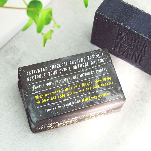 Paper Plane Charcoal Soap 95g GOODS Superdrug   