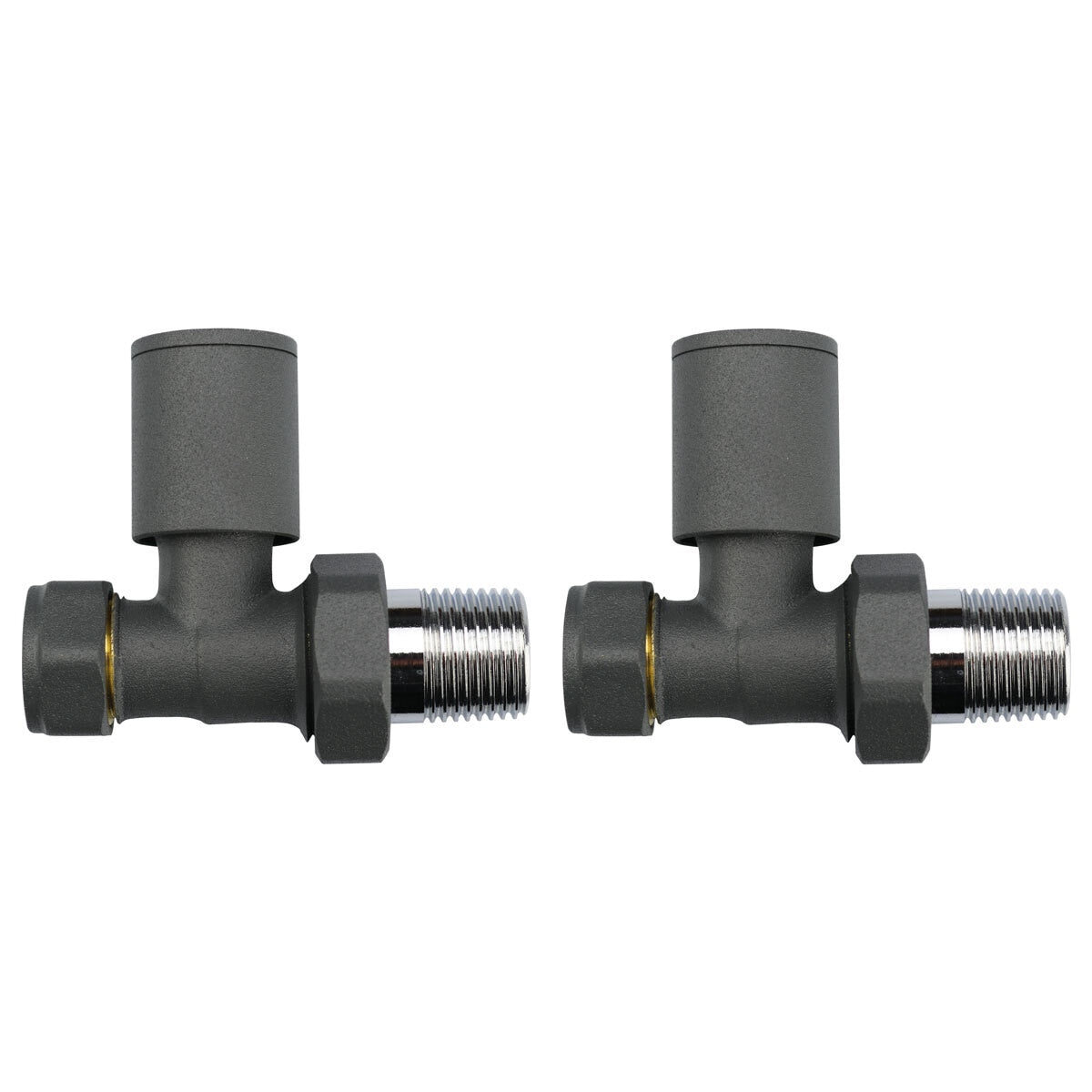 Ultraheat radiator valve cylindrical-25 manual pair (British brand)