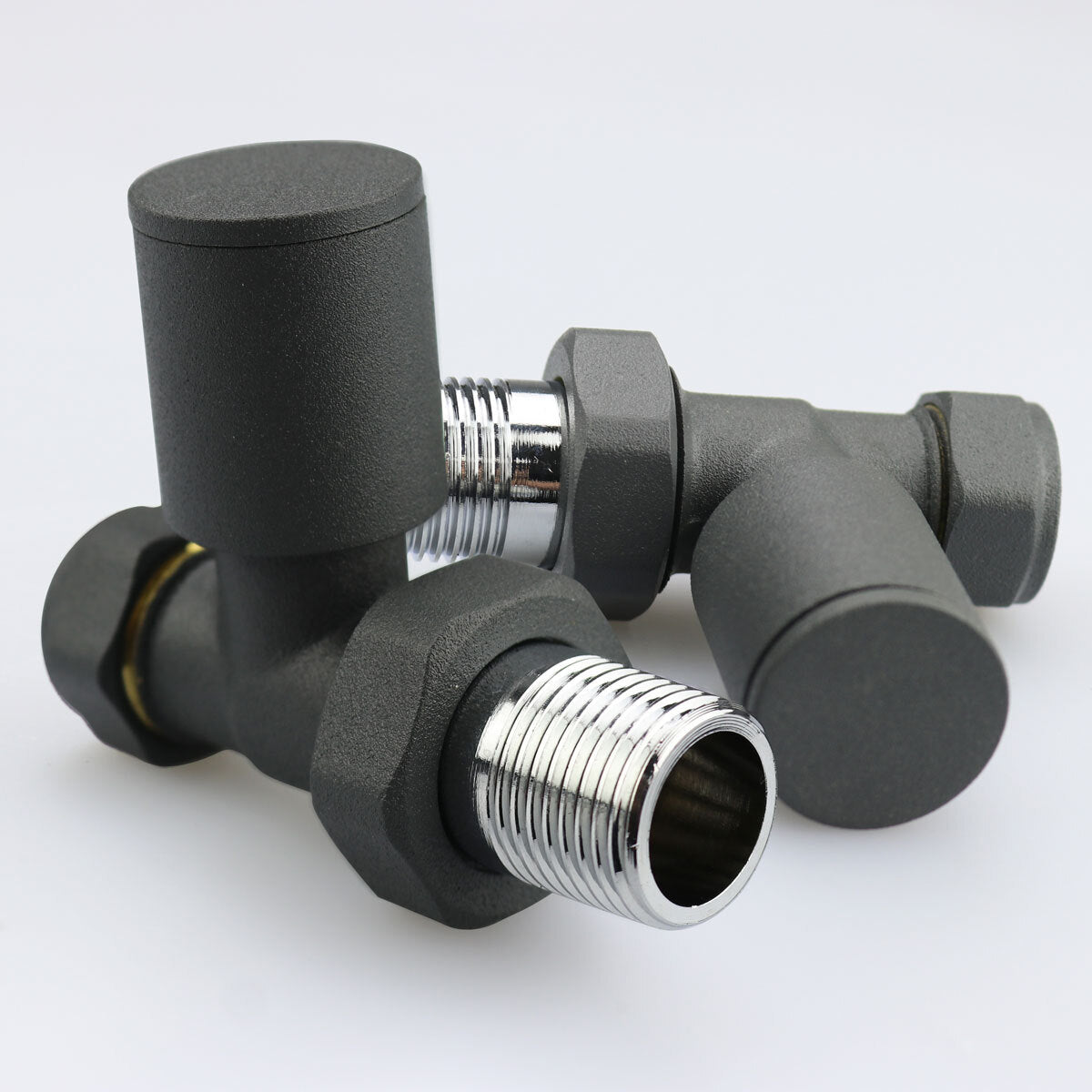 Ultraheat radiator valve cylindrical-25 manual pair (British brand)