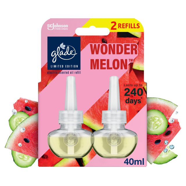 Glade Plug In Twin Refill Electric Scented Oil Wondermelon   2 x 20ml GOODS M&S   