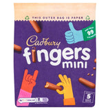 Cadbury Mini Fingers Chocolate Biscuits 5 Snack Packs   96.5g GOODS M&S   