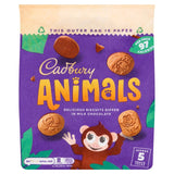 Cadbury Animals Chocolate Biscuits 5 Snack Packs   99.5g GOODS M&S   