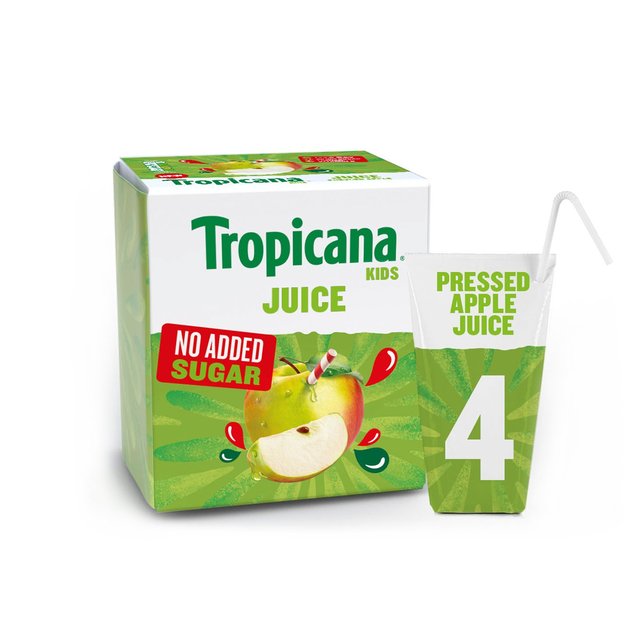 Tropicana Kids Pressed Apple Juice    4 x 150ml