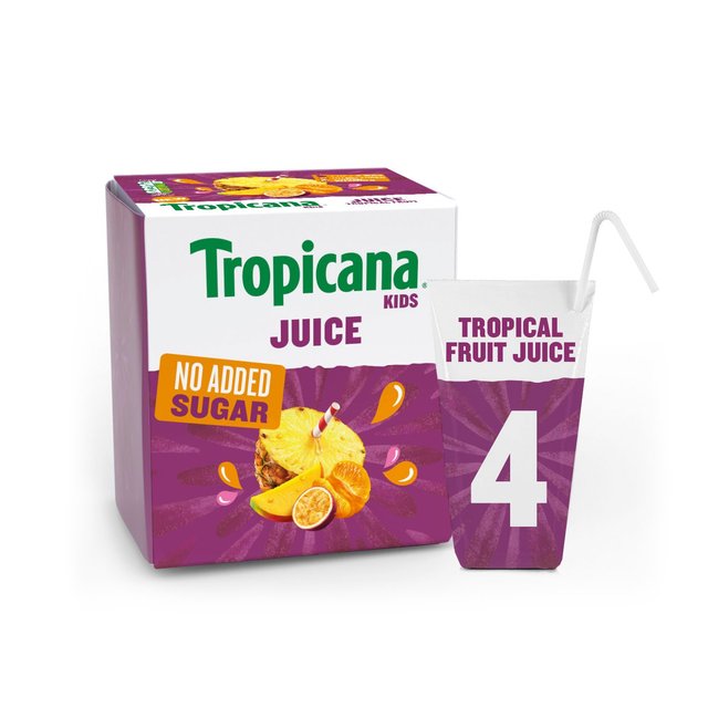 Tropicana Kids Tropical Fruit Juice    4 x 150ml