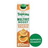 Tropicana Smooth Orange Multivit Boost   850ml GOODS M&S   