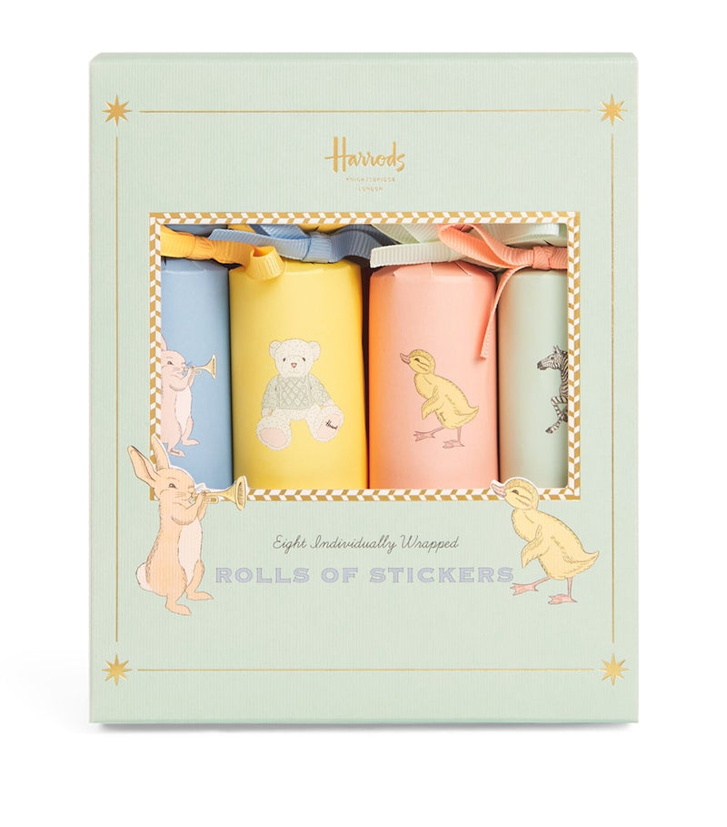 Harrods set of 8 sticker rolls, UK version