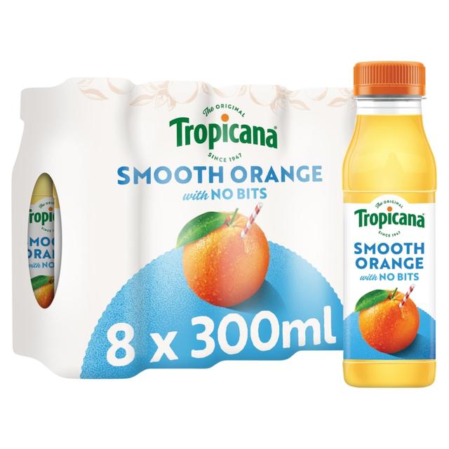 Tropicana Pure Smooth Orange Fruit Juice    8 x 300 per pack