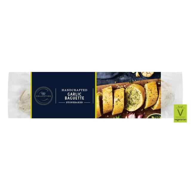 M&S Collection Garlic Baguette   245g