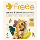 Freee  Organic Gluten Free Choc Chip & Banana Oat Bars   4 x 35g GOODS M&S   