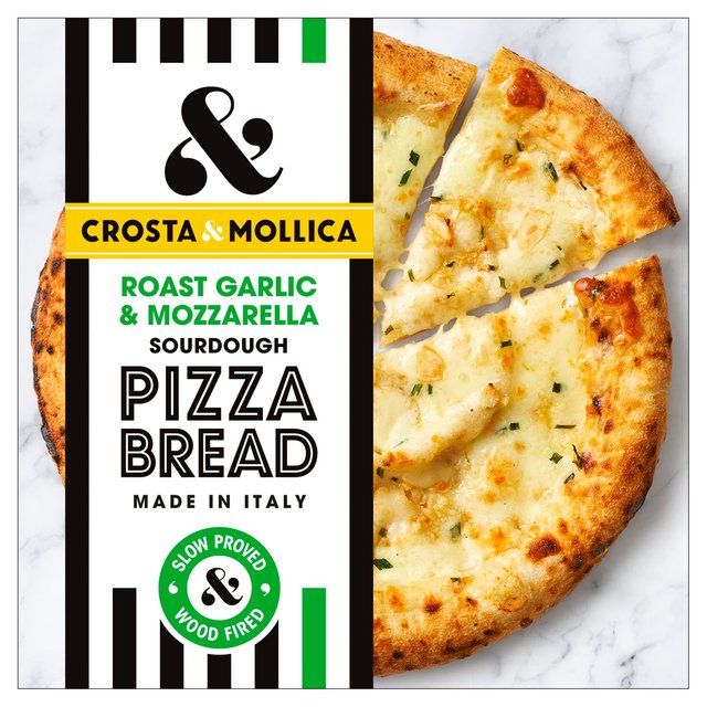 Crosta & Mollica Garlic & Mozzarella Pizza Bread   229g