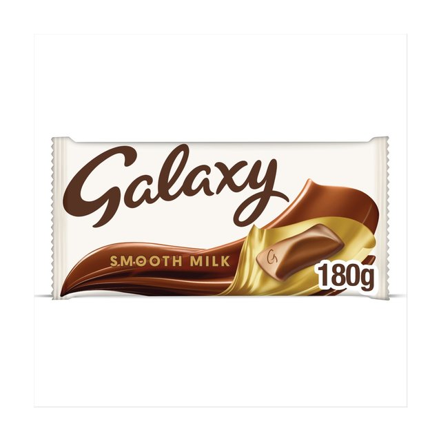 Galaxy Smooth Milk Chocolate Block Sharing Bar Vegetarian   180g