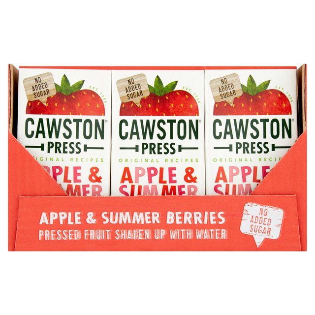 Cawston Press Summer Berries Juice   18 x 200ml GOODS M&S   