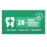 Denzel's Daily Dentals Large Dog Peanut Butter Peppermint & Parsley   28 x 30g GOODS M&S   