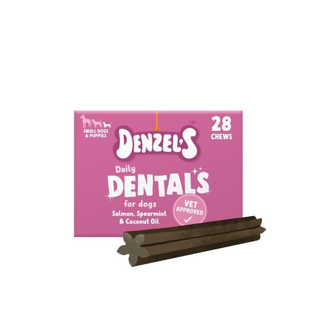 Denzel's Daily Dentals Small Dog/Puppy Salmon Spearmint & Coconut Oil   28 x 30g GOODS M&S   