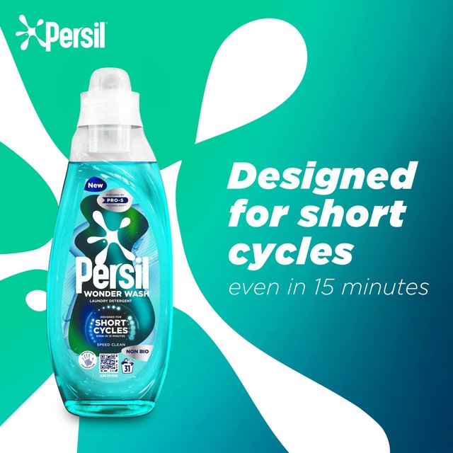 Persil Wonder Wash Speed Clean Non Bio Laundry Detergent 31 Wash   837ml GOODS M&S   