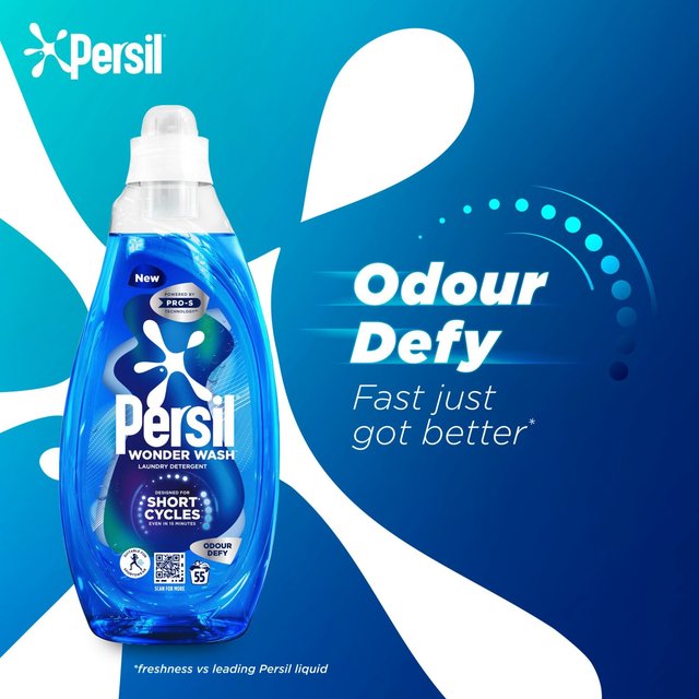 Persil Wonder Wash Odour Defy Laundry Detergent 55 Washes   1485ml