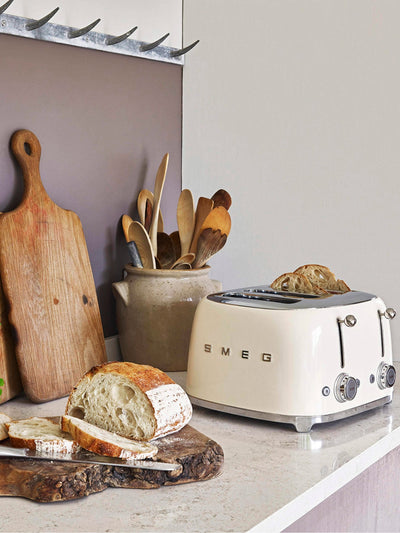 Next Smeg Cream 4 Slice Toaster- Buy online at McGrocer