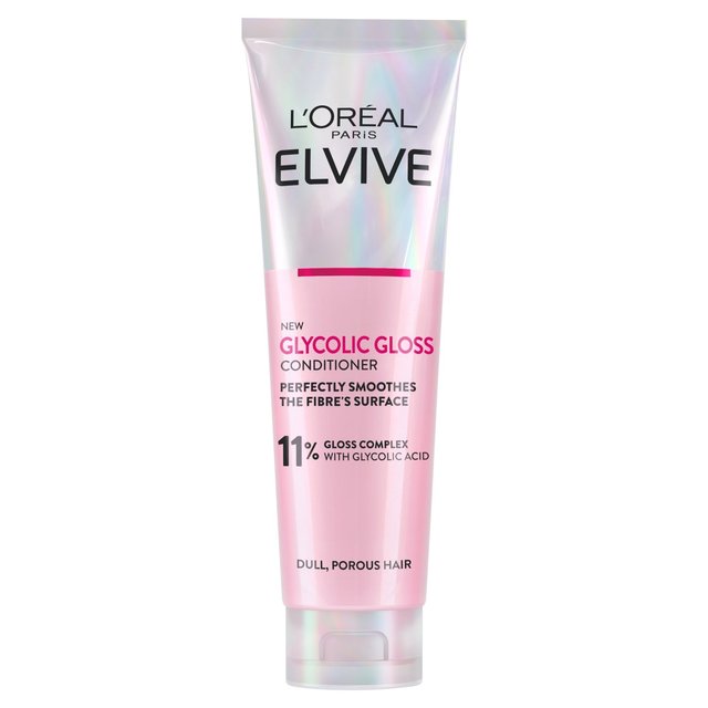 L'Oreal Paris Elvive Glycolic Gloss Conditioner for Dull Porous Hair 150ml   150ml