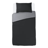 Habitat two tone grey and black bedding set single, imported from the UK
