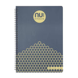 Nu Evolve Neutral A4 Blue Wirebound Notebook GOODS M&S   