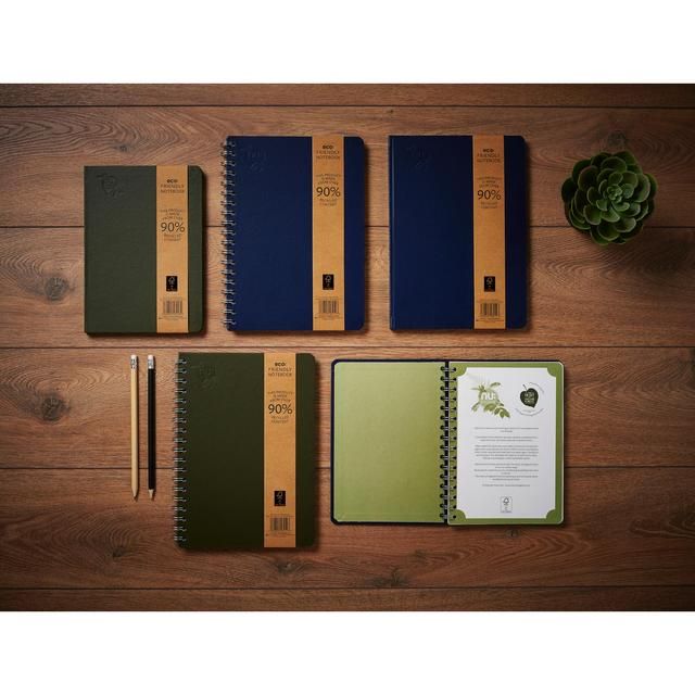 Nu Evolve Premium Navy B5 Wiro Notebook GOODS M&S   