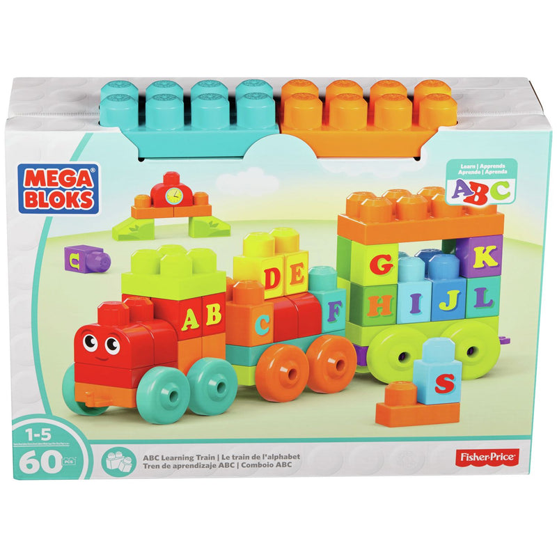 Mega Bloks ABC learning train 60-piece set, UK version