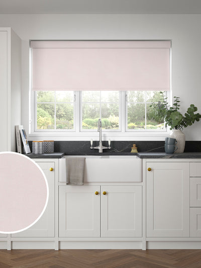 Next Marella Blush Pink Sammi Blackout Roller Blind- Buy online at McGrocer
