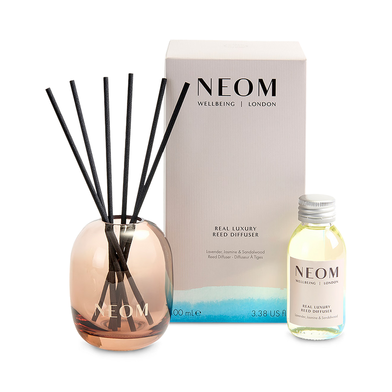 NEOM Real Luxury reed diffuser 100ml, imported from the UK