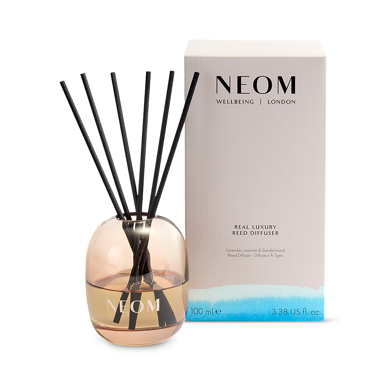 NEOM Real Luxury reed diffuser 100ml, imported from the UK