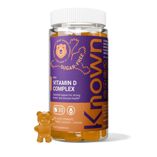 Known Nutrition Kids Vitamin D gummy supplement 30 count, UK version