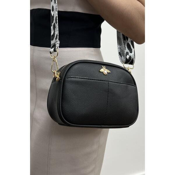 SVNX bee embellished cross body bag, imported from the UK
