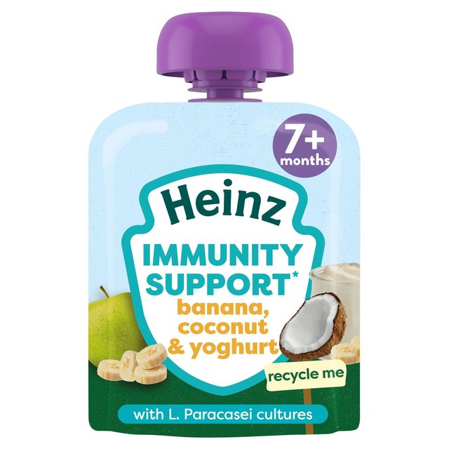 Heinz Immunity Support Baby Food Banana Apple Coconut & Yoghurt 7m+   85g GOODS M&S   