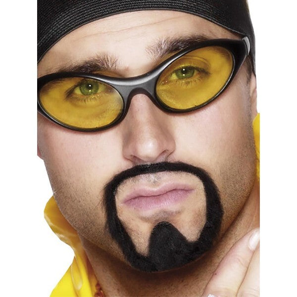 Smiffys 90s rapper specs with yellow lenses - British product