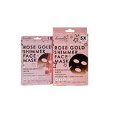 Danielle Creations rose gold shimmer sheet mask 5 pack - British product