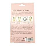 Danielle Creations rose gold shimmer sheet mask 5 pack - British product
