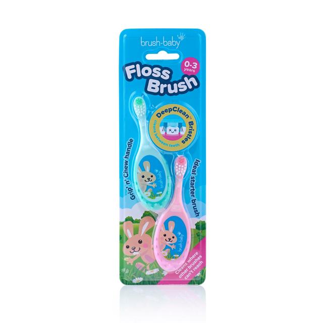 Brush-Baby Flossbrush 0-3 yrs Double Pack   2 per pack GOODS M&S   