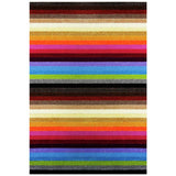 Linea Stripe Flatweave Rug multicoloured 66x100cm, UK version