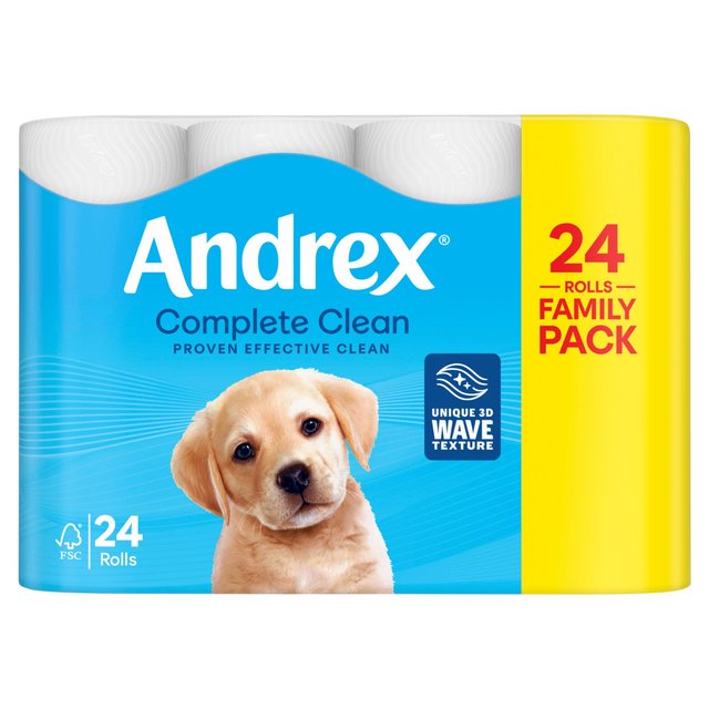 Andrex Classic Clean 24 Rolls   24 per pack GOODS M&S   