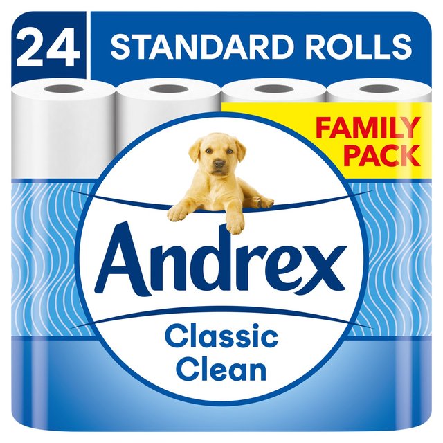 Andrex Classic Clean 24 Rolls   24 per pack GOODS M&S   