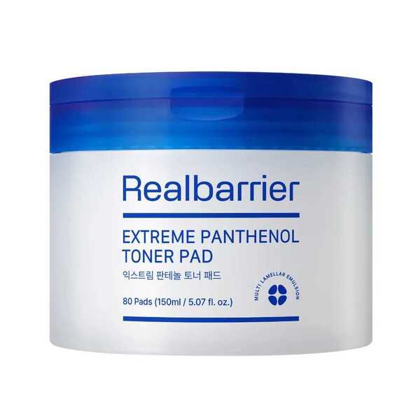 Real Barrier panthenol toner pad 80pcs - British product