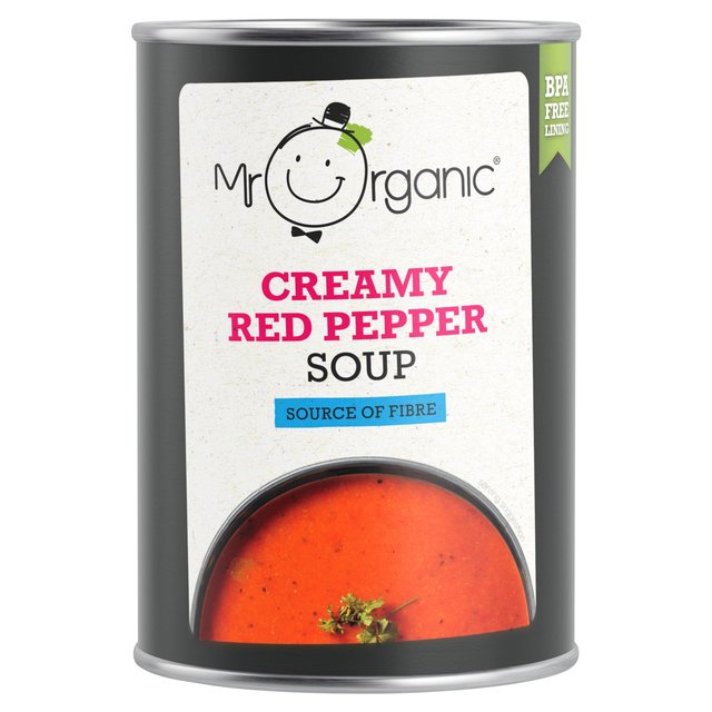 Mr Organic Creamy Red Pepper Soup   400g GOODS M&S   