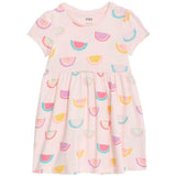 M&S Fruit Dress 0 Months-3 Years Ivory GOODS M&S   