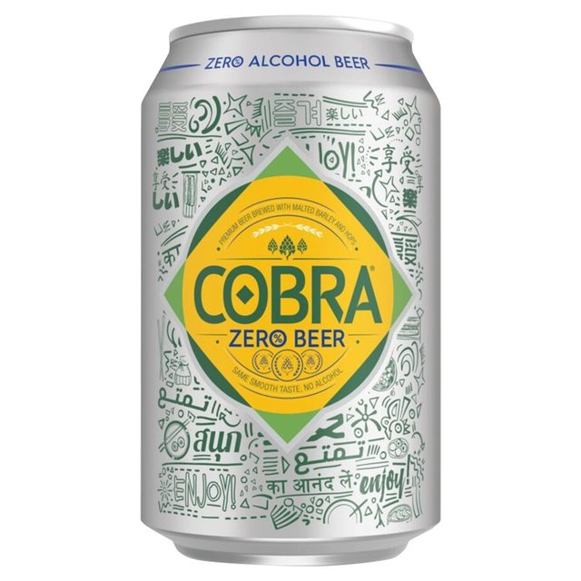 Cobra Zero Premium Alcohol Free Beer   4 x 330ml GOODS M&S   