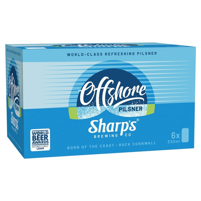 Sharp's Offshore Pilsner Lager   6 x 330ml